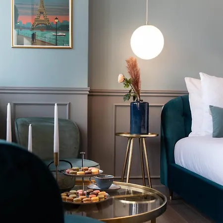The Parisian Blue Eiffel Tower Apartment Paris